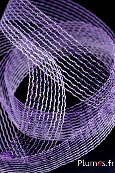 Lint - breedte 40 mm - lila-grijs-lavendel